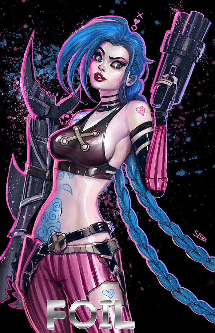 ZIRTY GIRLZ #4 NATHAN SZERDY JINXX PHARCYDE COMICS EXCLUSIVE VIRGIN FOIL (LTD 100)