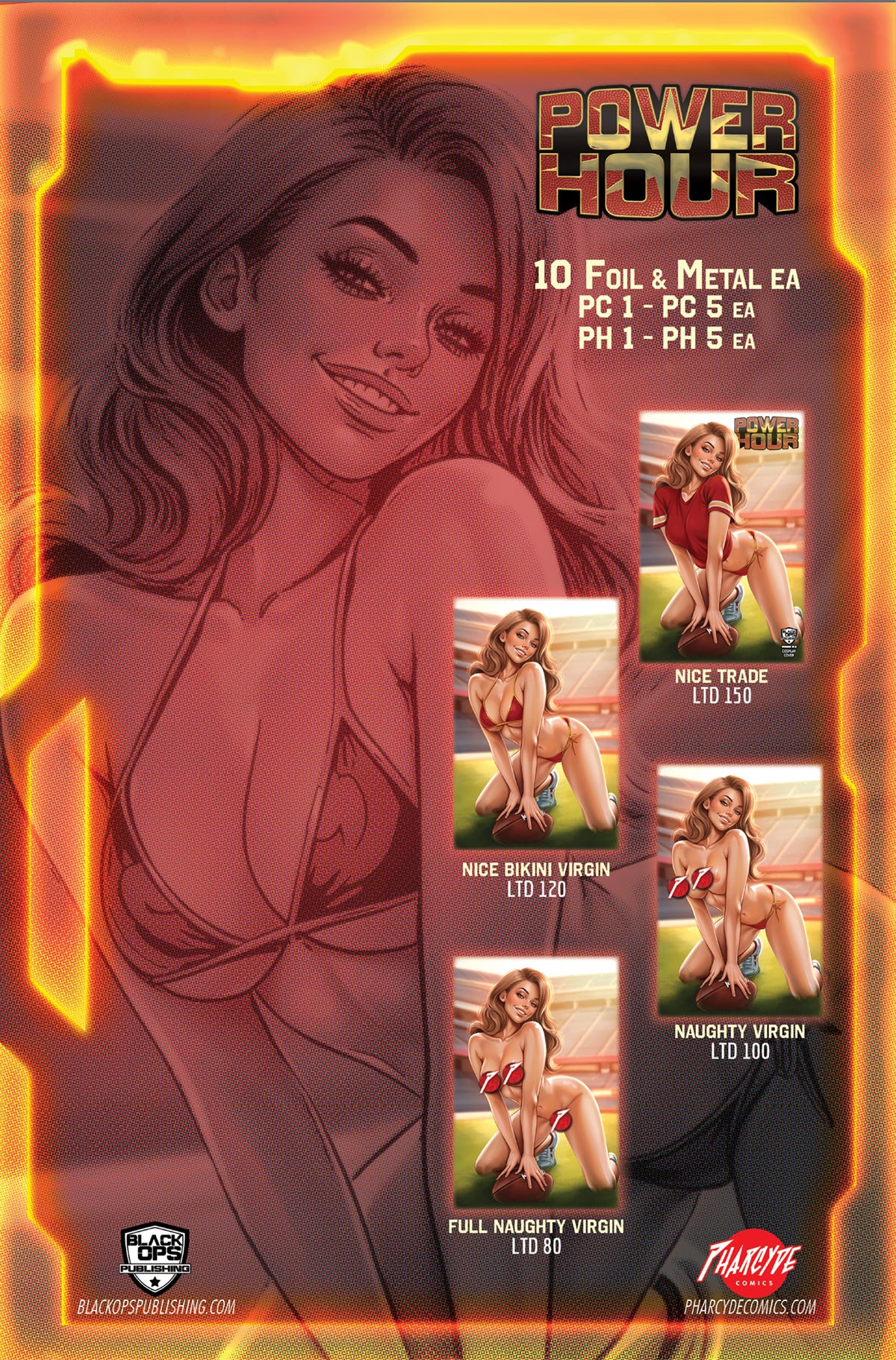 POWER HOUR #2 - FOOTBALL GIRL by KARYCh - CLOTHED - LTD 150 (EST.SHIP: END OF OCTOBER)