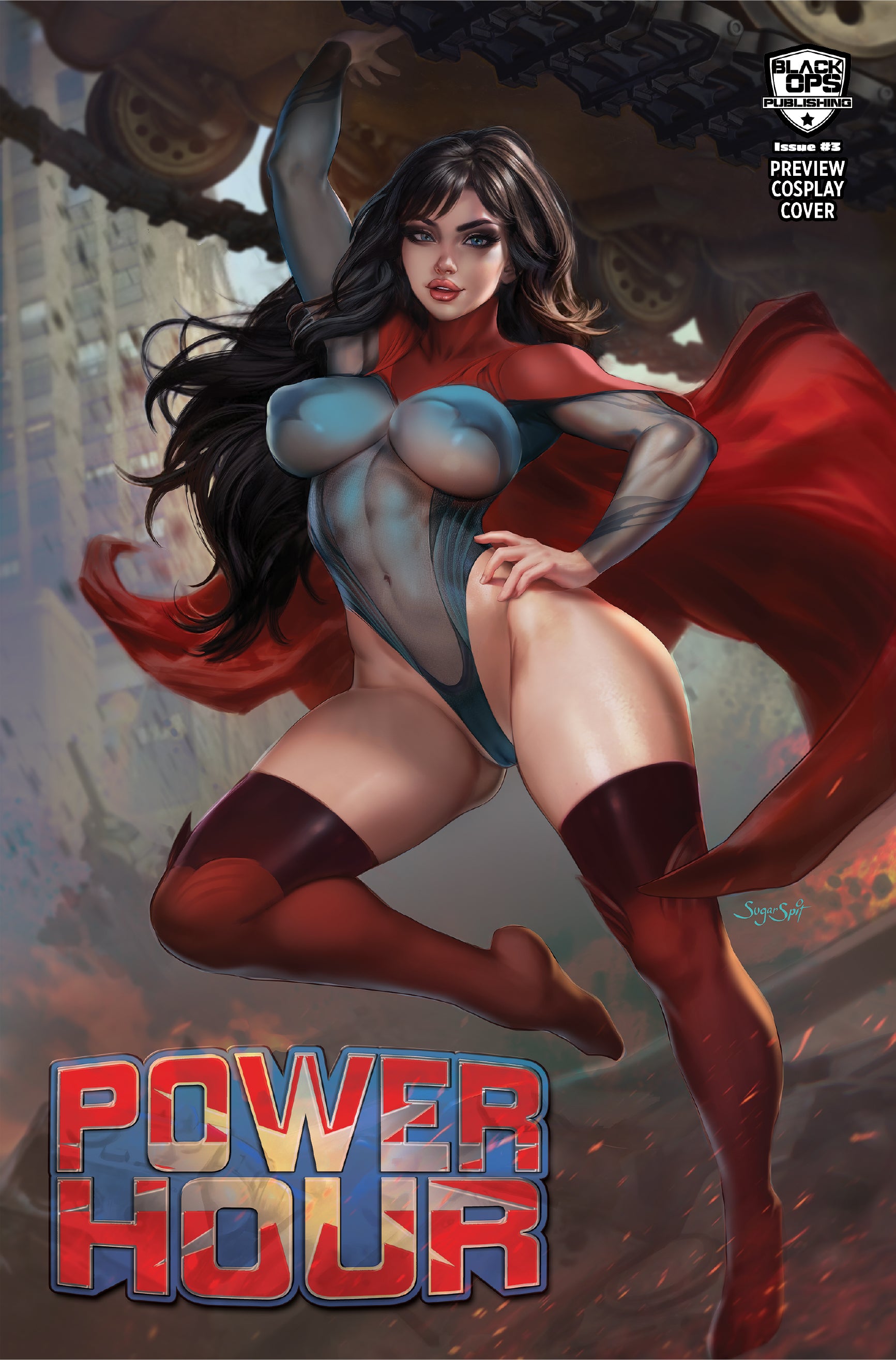 POWER HOUR #3 - SUPER LADY by SUGAR SPIT - CLOTHED (LTD 250) (EST. SHIP: MID of April)