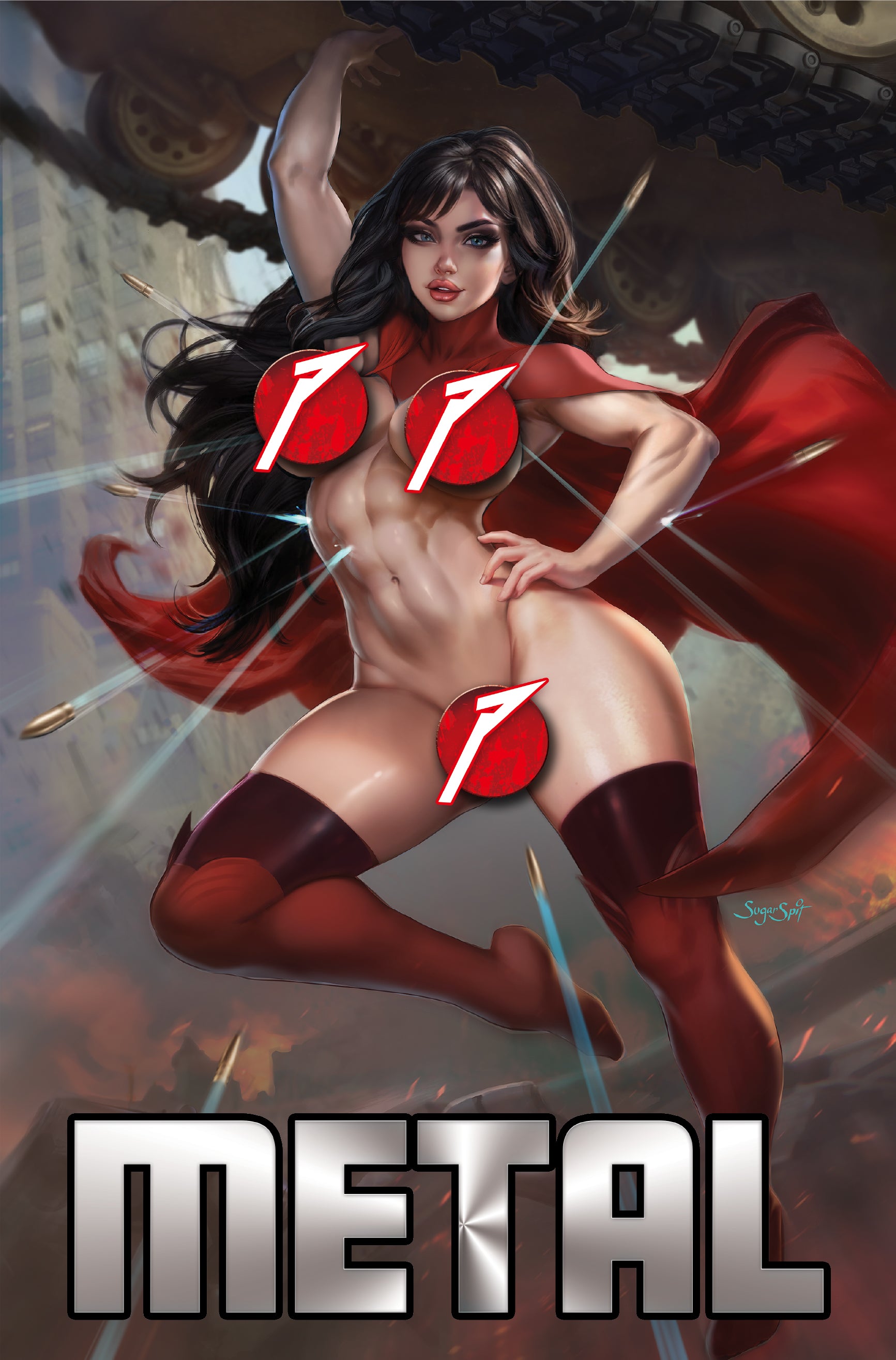 POWER HOUR #3 - SUPER LADY by SUGAR SPIT - METAL BULLET NUDE (LTD 10) (EST. SHIP: MID of Avril)