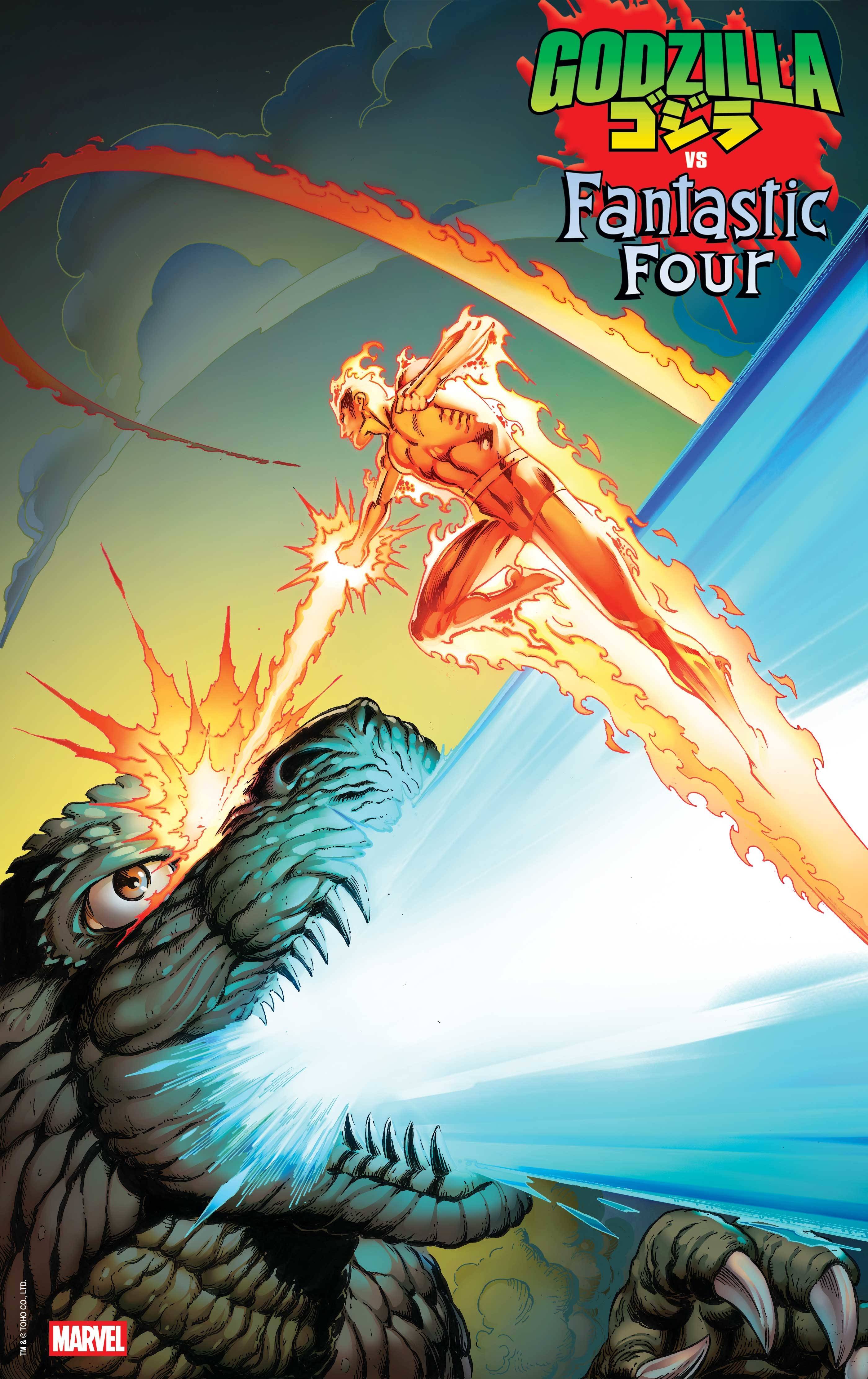 GODZILLA VS FANTASTIC FOUR #1 MARK BAGLEY FOIL VAR (NET)(EST.SHIP: END OF MARCH)