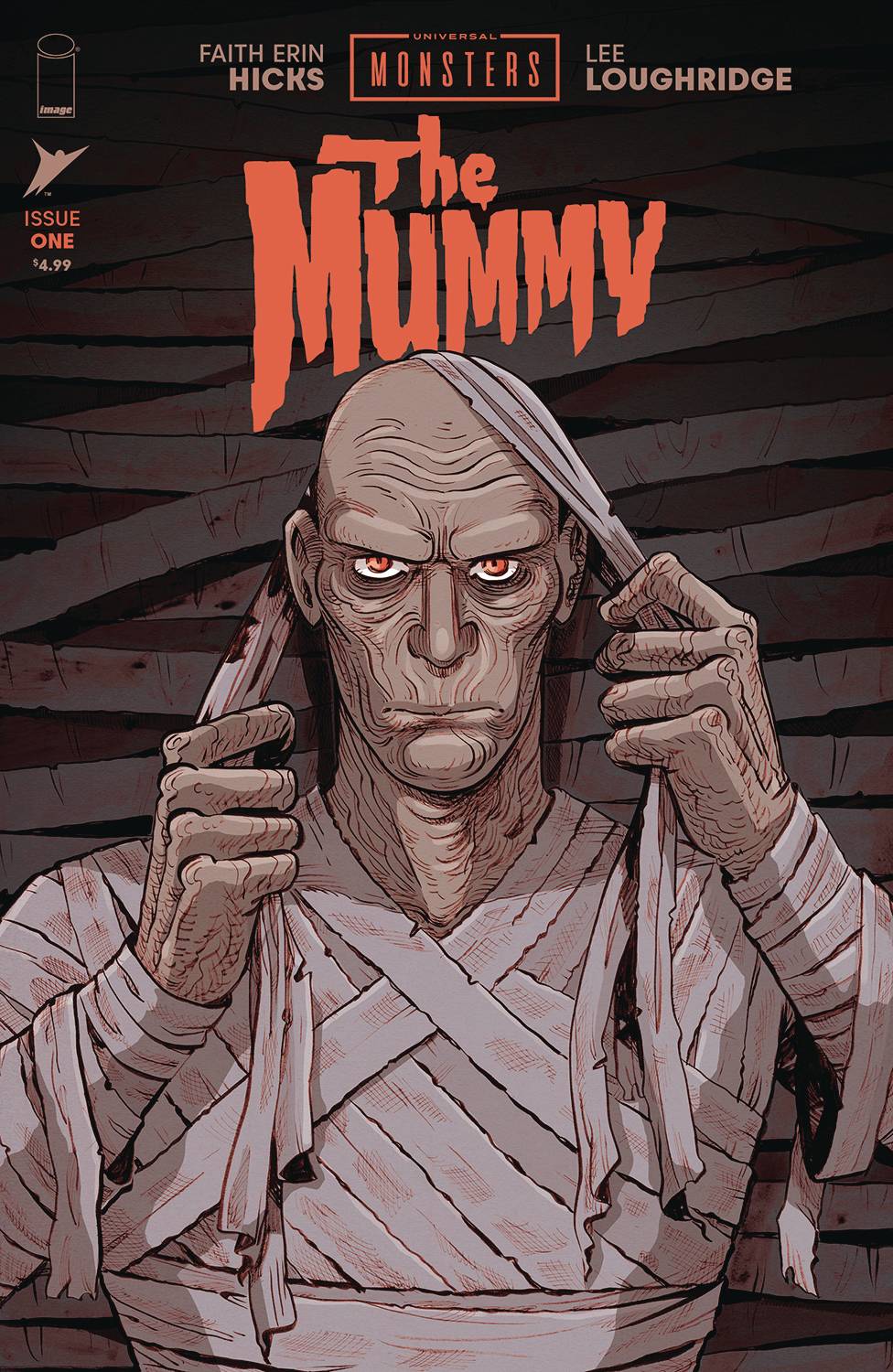 UNIVERSAL MONSTERS MUMMY #1 (OF 4) CVR A LOUGHRIDGE (EST.SHIP: END OF APRIL)