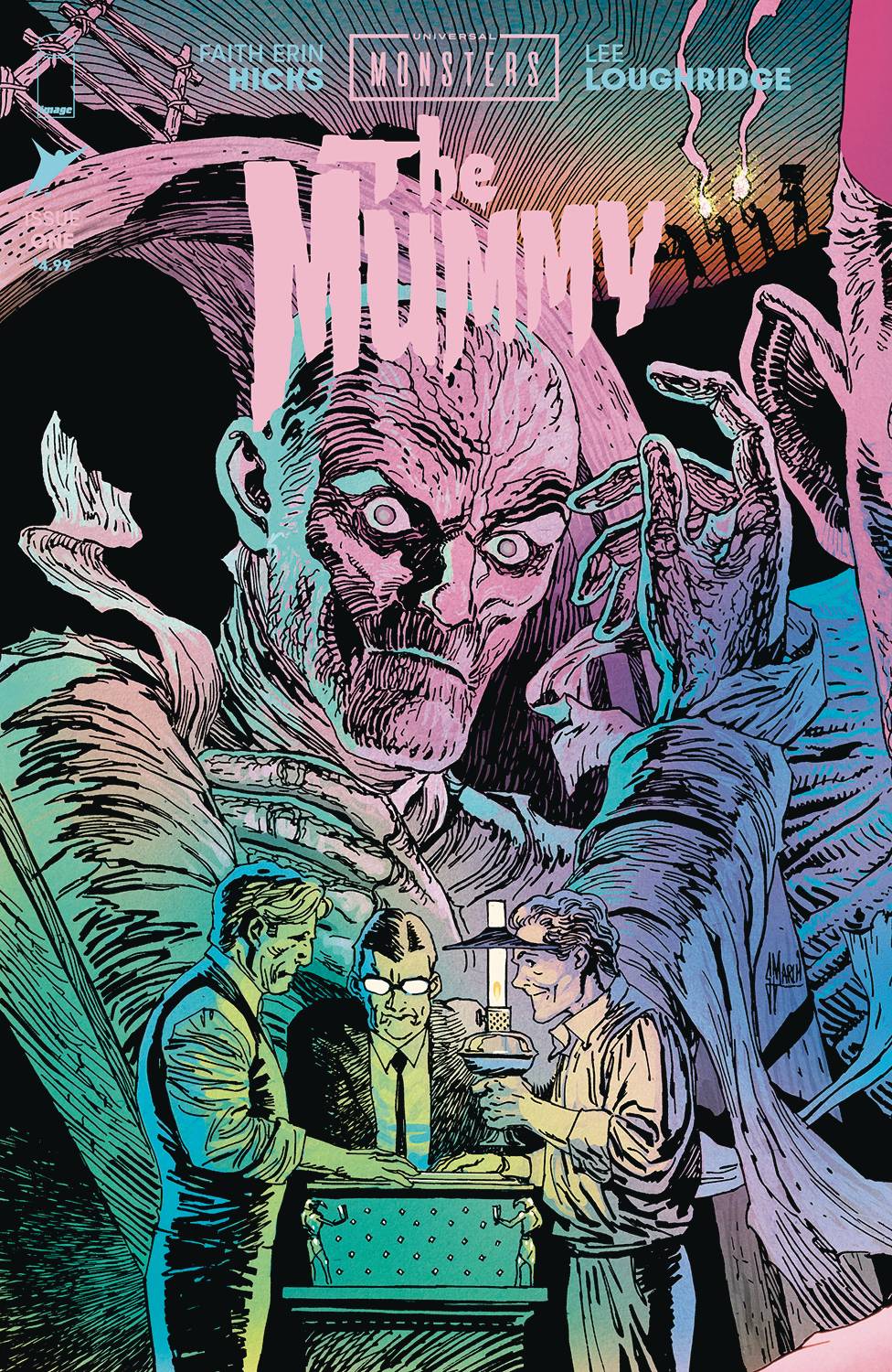 UNIVERSAL MONSTERS MUMMY #1 (OF 4) CVR C 10 COPY INCV (EST.SHIP: END OF APRIL)