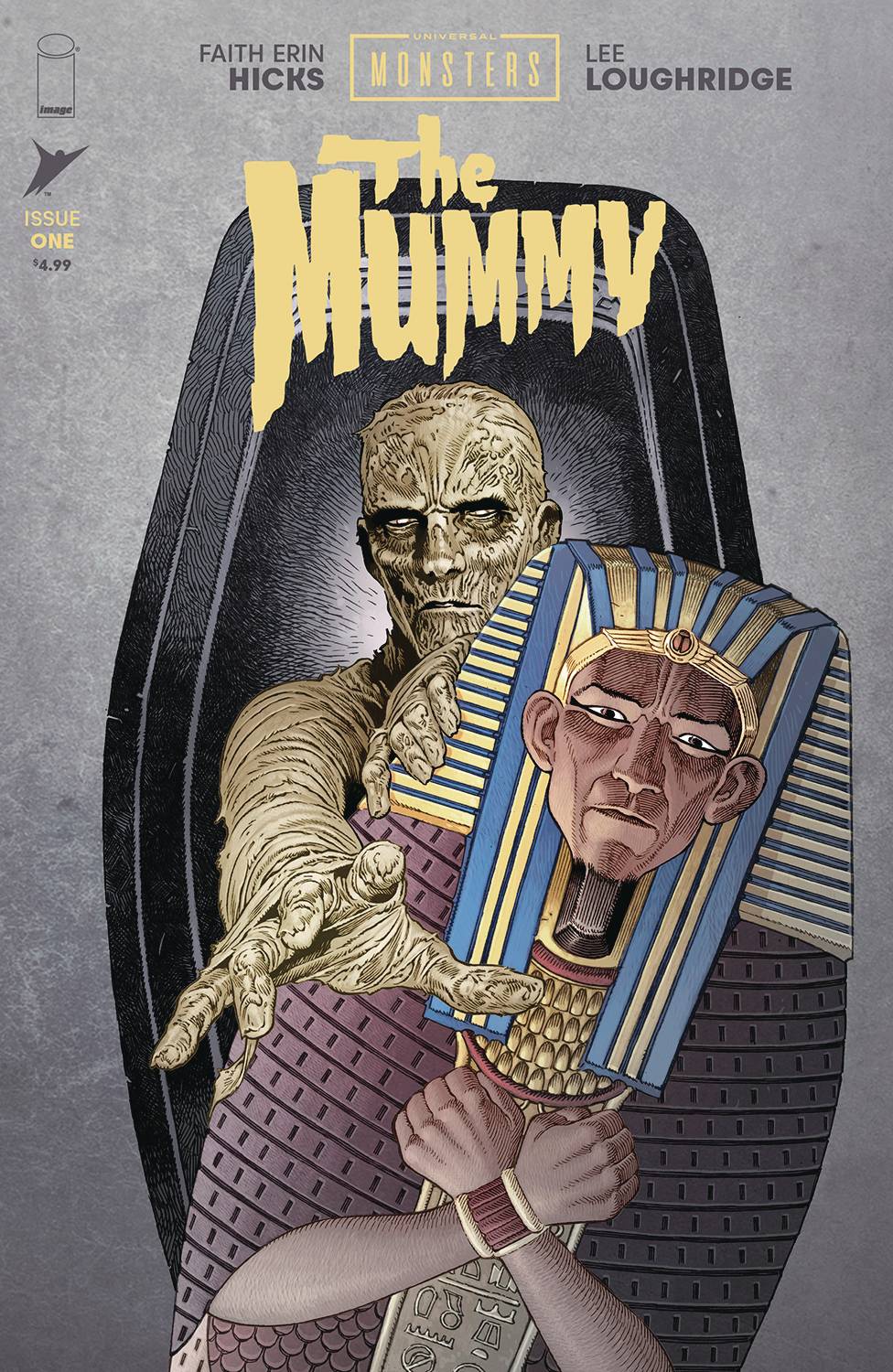 UNIVERSAL MONSTERS MUMMY #1 (OF 4) CVR F 75 COPY INCV (EST.SHIP: END OF APRIL)