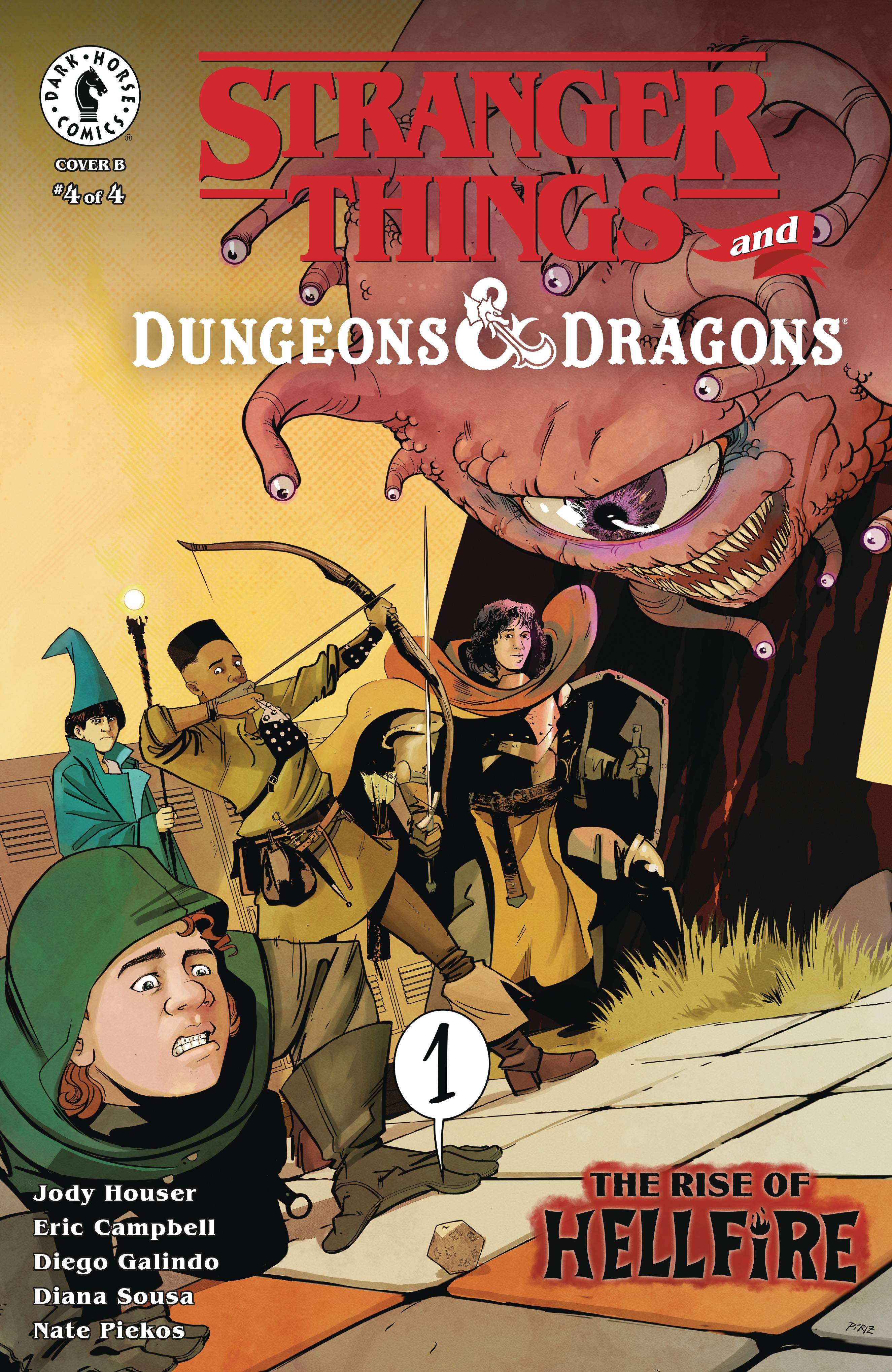 STRANGER THINGS D&D RISE OF HELLFIRE #4 CVR B PIRIZ (SCHED: 5/14/2025)