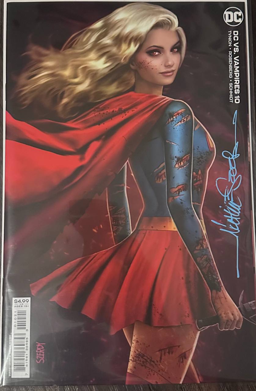 SIGNED by SZERDY (W/COA) - DC vs. VAMPIRES #10 SZERDY VARIANT