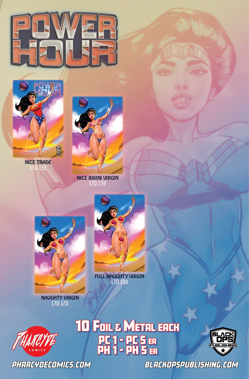 Power Hour #2 Wonder Woman, Dravacus Publisher Copy #4 good