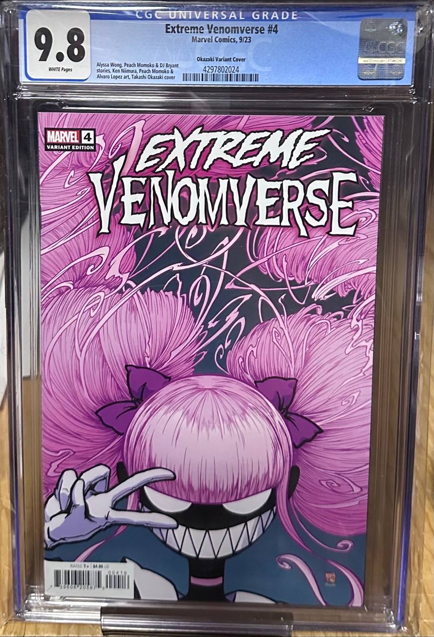 Extreme Venomverse 4 Okazaki Variant Cover CGC 9.8 2023